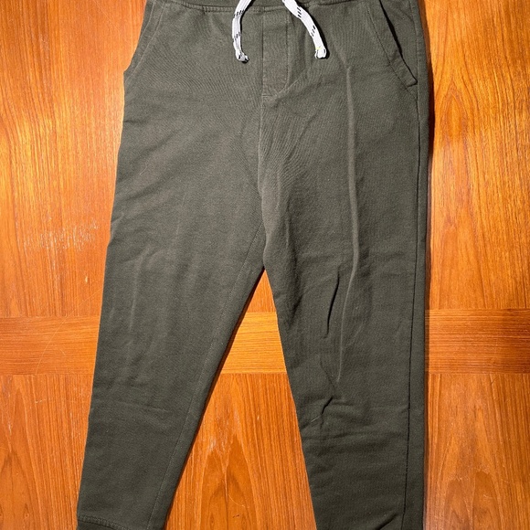 J. Crew Crewcuts Kids Drawstring Joggers Hunter Green L - Picture 1 of 2